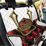 Japanese Samurai Helmet Print Pet Car Back Seat Cover
