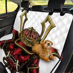 Japanese Samurai Helmet Print Pet Car Back Seat Cover