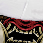 Japanese Samurai Helmet Print Sofa Cover