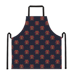 Japanese Samurai Pattern Print Apron