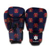 Japanese Samurai Pattern Print Boxing Gloves