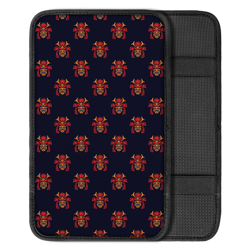 Japanese Samurai Pattern Print Car Center Console Cover