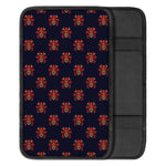 Japanese Samurai Pattern Print Car Center Console Cover