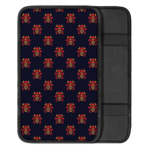 Japanese Samurai Pattern Print Car Center Console Cover