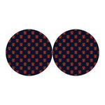 Japanese Samurai Pattern Print Car Coasters