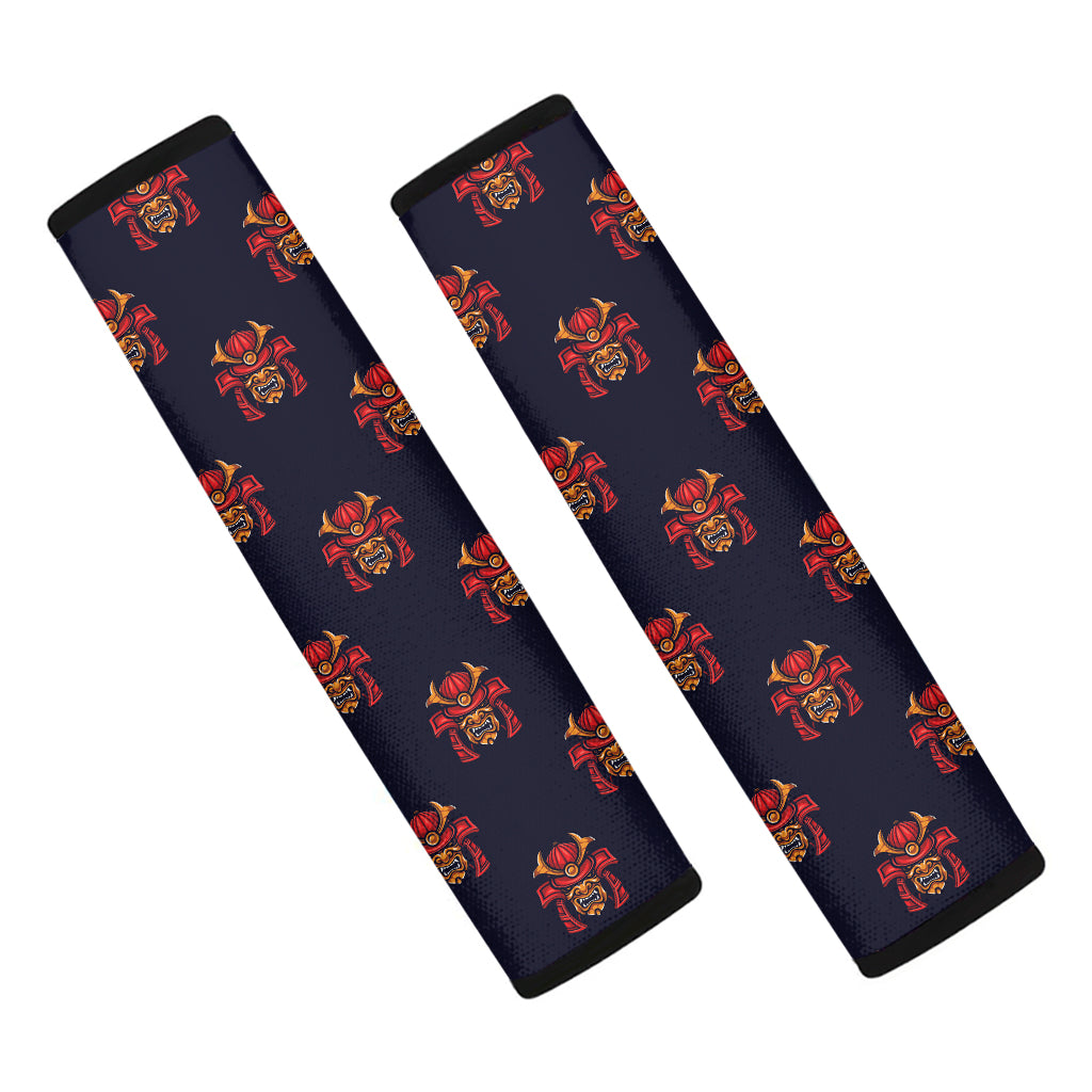 Japanese Samurai Pattern Print Car Seat Belt Covers