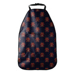 Japanese Samurai Pattern Print Car Seat Organizers