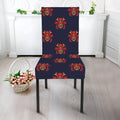 Japanese Samurai Pattern Print Dining Chair Slipcover