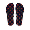 Japanese Samurai Pattern Print Flip Flops