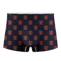 Japanese Samurai Pattern Print Men's Boxer Briefs