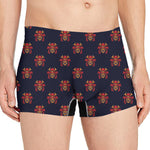 Japanese Samurai Pattern Print Men's Boxer Briefs