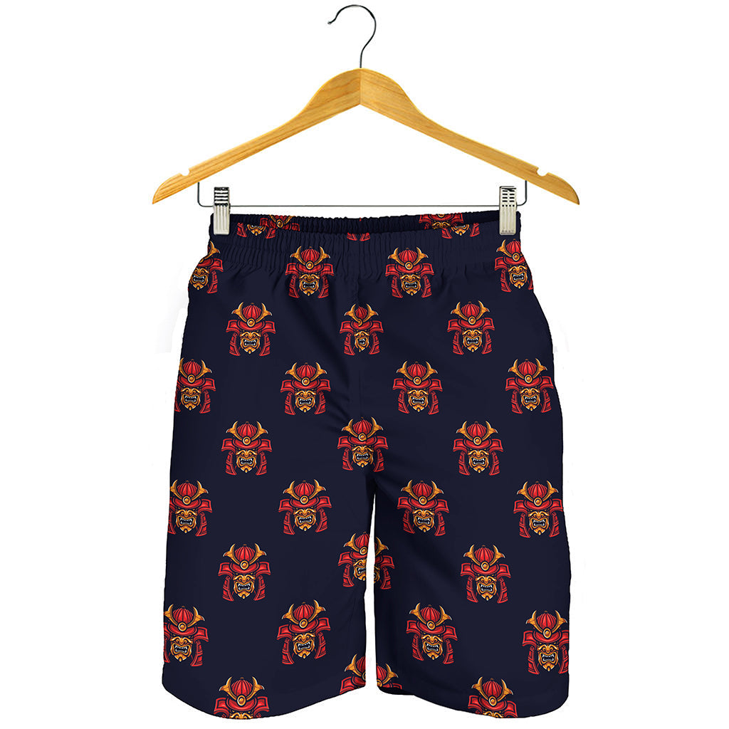 Japanese Samurai Pattern Print Men's Shorts