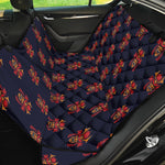 Japanese Samurai Pattern Print Pet Car Back Seat Cover