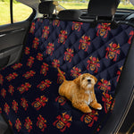 Japanese Samurai Pattern Print Pet Car Back Seat Cover