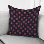 Japanese Samurai Pattern Print Pillow Cover