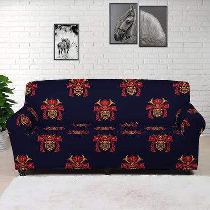 Japanese Samurai Pattern Print Sofa Cover
