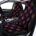 Japanese Samurai Pattern Print Universal Fit Car Seat Covers