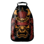 Japanese Samurai Warrior Mask Print Car Seat Organizers