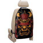 Japanese Samurai Warrior Mask Print Car Seat Organizers