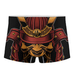 Japanese Samurai Warrior Mask Print Men's Boxer Briefs
