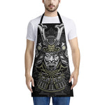 Japanese Samurai Warrior Print Apron