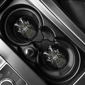 Japanese Samurai Warrior Print Car Coasters