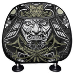 Japanese Samurai Warrior Print Car Headrest Covers