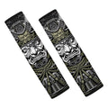 Japanese Samurai Warrior Print Car Seat Belt Covers