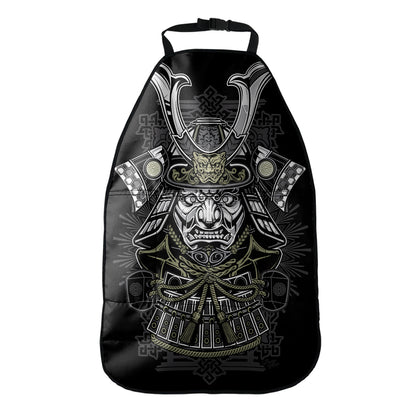 Japanese Samurai Warrior Print Car Seat Organizers