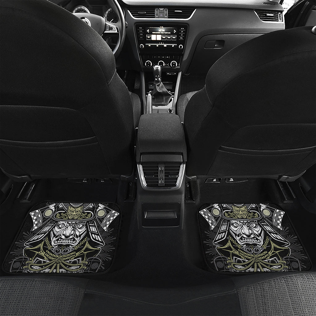Japanese Samurai Warrior Print Front and Back Car Floor Mats