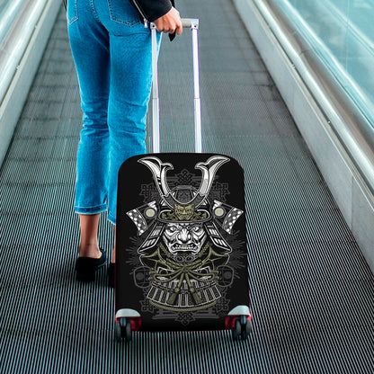 Japanese Samurai Warrior Print Luggage Cover