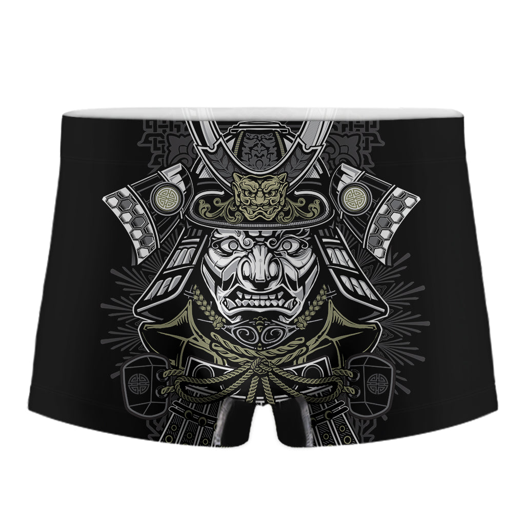 Japanese Samurai Warrior Print Men's Boxer Briefs