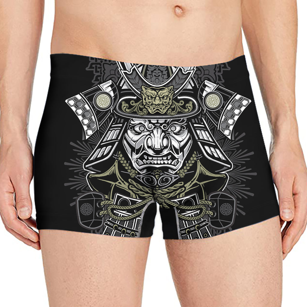 Japanese Samurai Warrior Print Men's Boxer Briefs