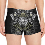 Japanese Samurai Warrior Print Men's Boxer Briefs