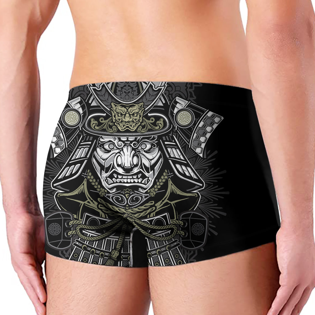 Japanese Samurai Warrior Print Men's Boxer Briefs