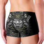 Japanese Samurai Warrior Print Men's Boxer Briefs