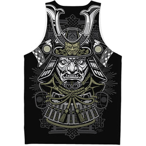 Japanese Samurai Warrior Print Men's Tank Top