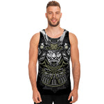 Japanese Samurai Warrior Print Men's Tank Top