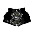 Japanese Samurai Warrior Print Muay Thai Boxing Shorts