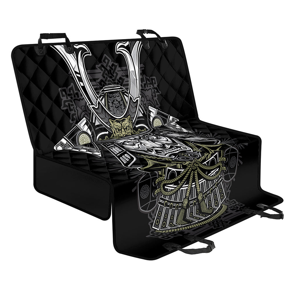 Japanese Samurai Warrior Print Pet Car Back Seat Cover