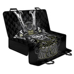 Japanese Samurai Warrior Print Pet Car Back Seat Cover
