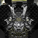 Japanese Samurai Warrior Print Pet Car Back Seat Cover