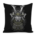 Japanese Samurai Warrior Print Pillow Cover