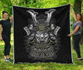 Japanese Samurai Warrior Print Quilt