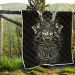 Japanese Samurai Warrior Print Quilt