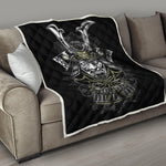Japanese Samurai Warrior Print Quilt