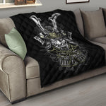 Japanese Samurai Warrior Print Quilt