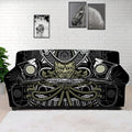 Japanese Samurai Warrior Print Sofa Cover