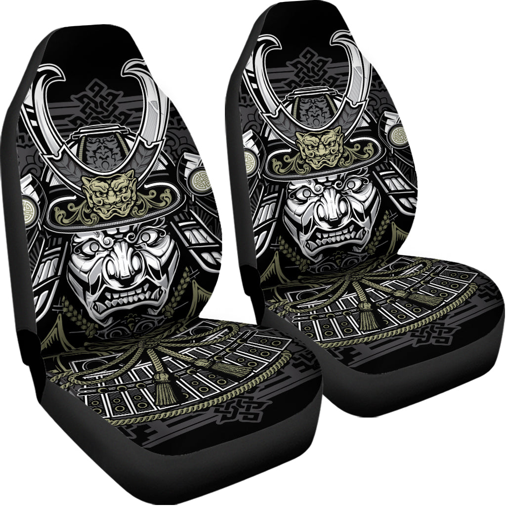 Japanese Samurai Warrior Print Universal Fit Car Seat Covers