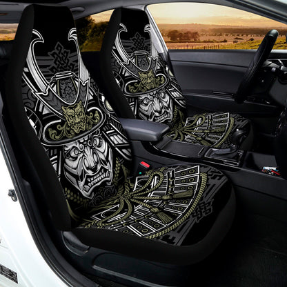 Japanese Samurai Warrior Print Universal Fit Car Seat Covers
